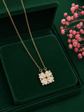 Clover Heart Mother-of-Pearl Pendant